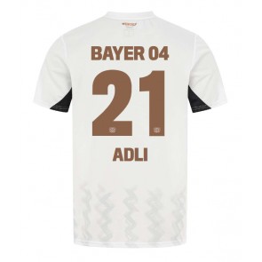 Bayer Leverkusen Amine Adli #21 Gostujuci Dres 2024-25 Kratak Rukavima